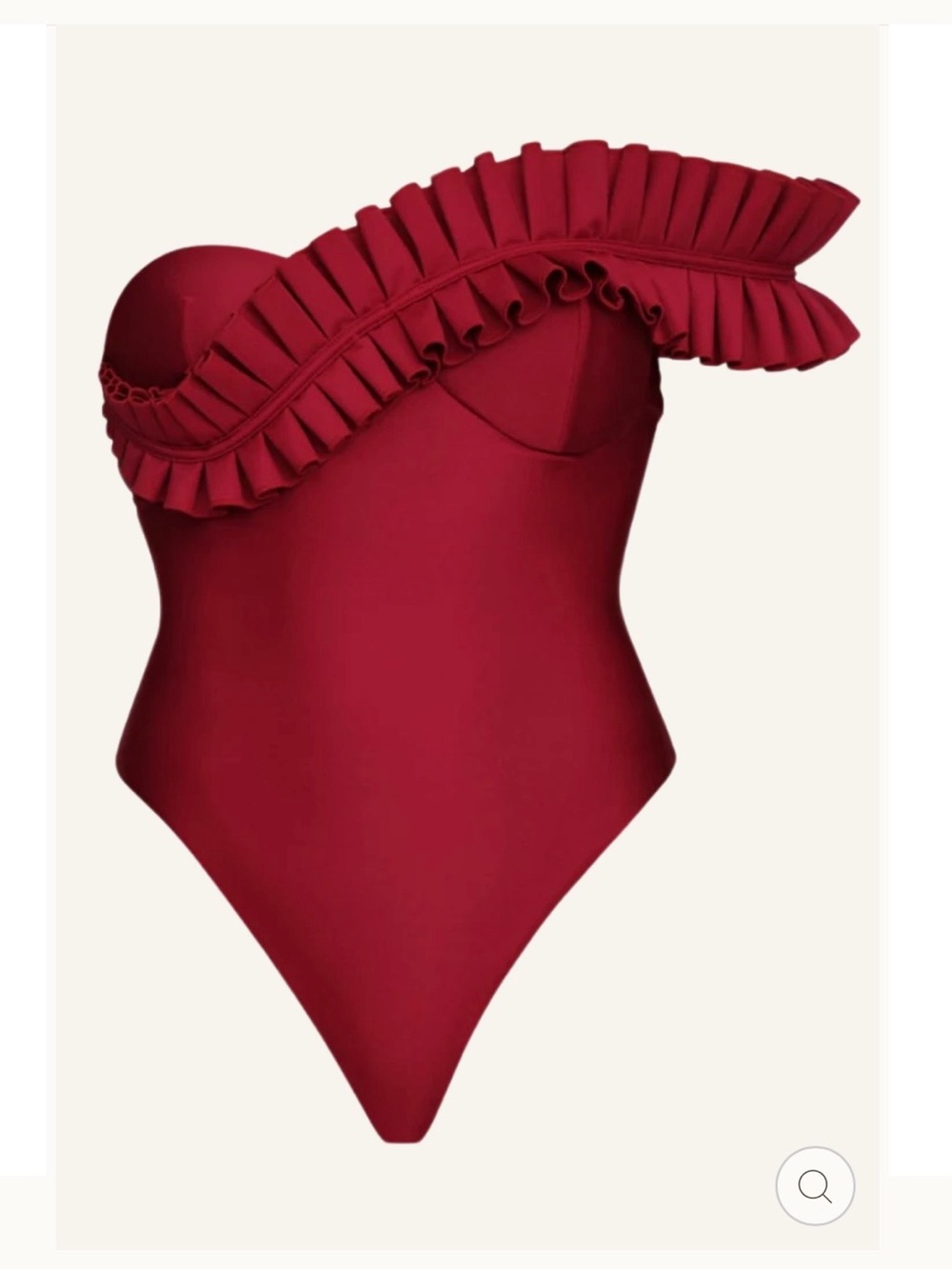 Andrea Iyamah - NISI ONE PIECE SWIMSUIT - WINE - S